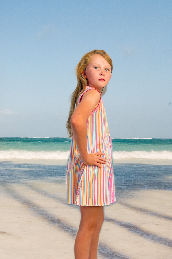 Peponi Rainbow Toto Kikoy Sundress