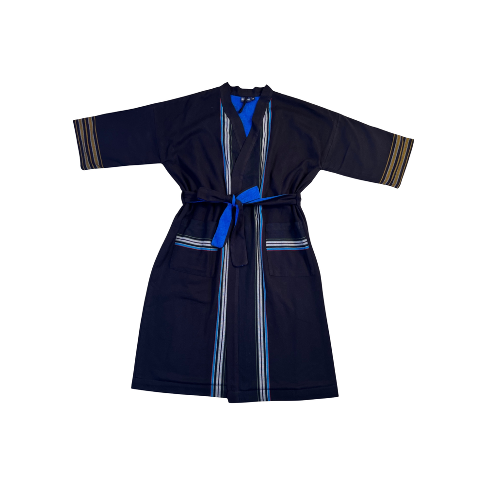 Nairobi Dark Skies Kikoy Towel-lined Robe
