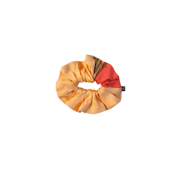Malindi Peach Kikoy Hair Scrunchie