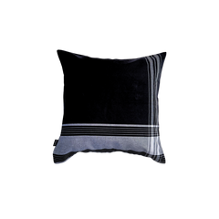 Tigoni Black Small Kikoy Cushion