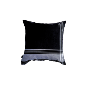 Tigoni Black Small Kikoy Cushion