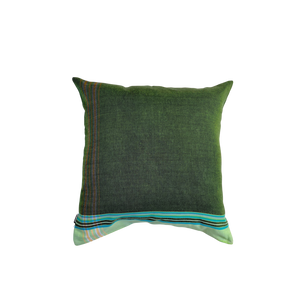 Nairobi Forest Green Small Kikoy Cushion