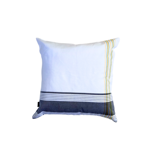 Tigoni White Small Kikoy Cushion