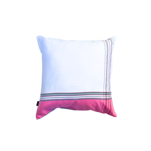 Malindi White Small Kikoy Cushion