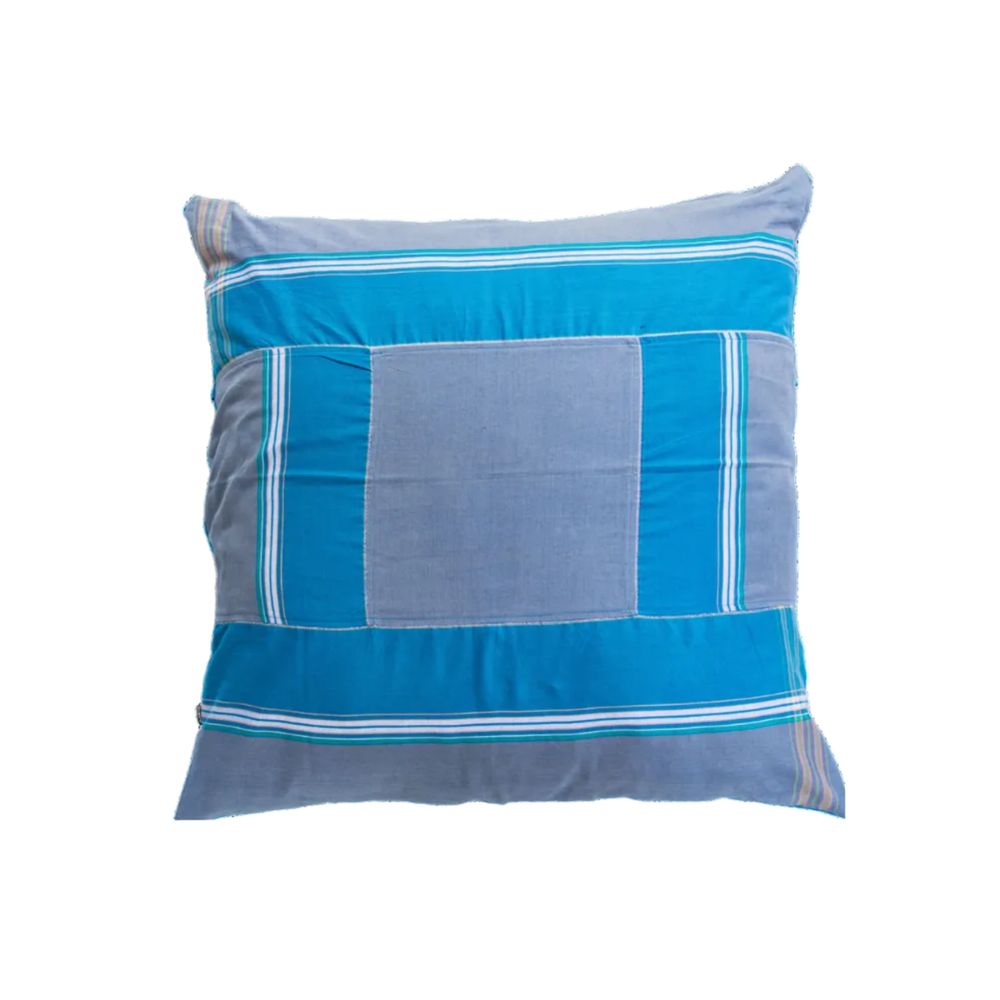 Kilifi Blue Large Kikoy Cushion