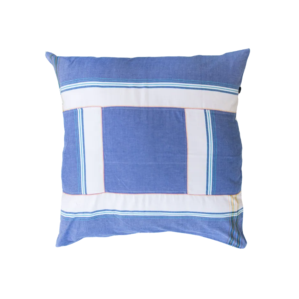 Tatu Blue Large Kikoy Cushion