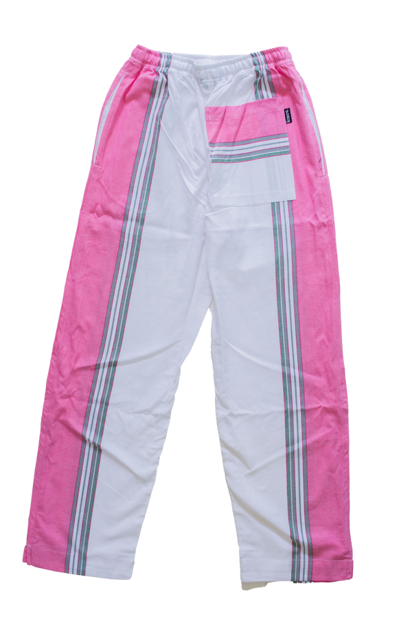 Malindi White Kikoy Bahari Trousers