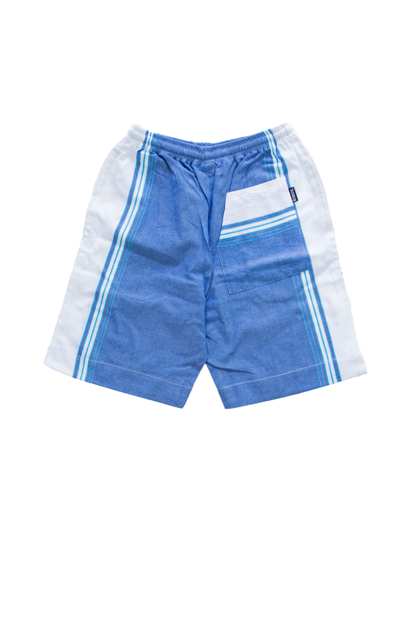 Original  Tatu Blue Kikoy Bahari Shorts
