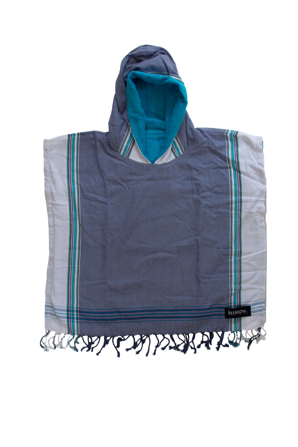 Tatu Bright Blue Lined With Blue Towel Toto Kikoy Towel