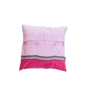 Malindi Pink Small Kikoy Cushion