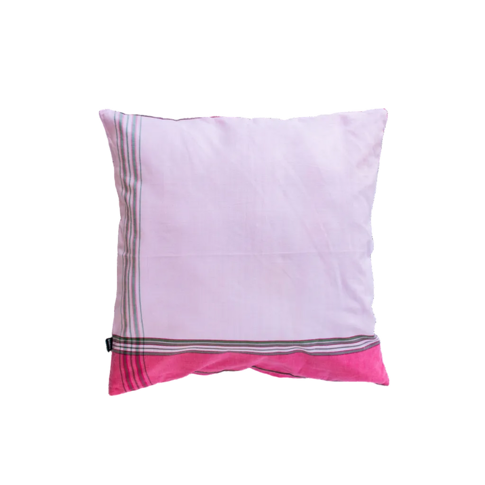 Malindi Pink Medium Kikoy Cushion