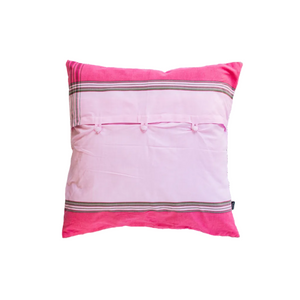 Malindi Pink Medium Kikoy Cushion