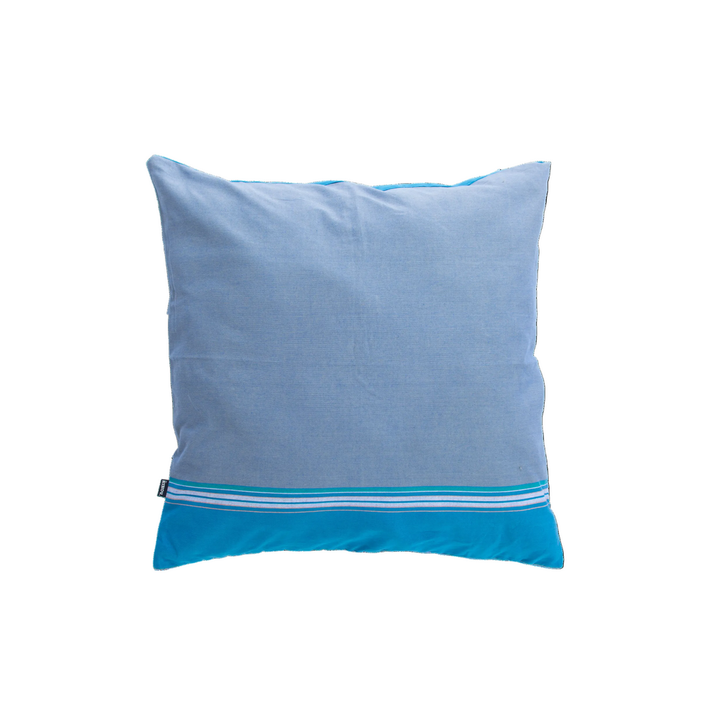 Kilifi Blue Medium Kikoy Cushion