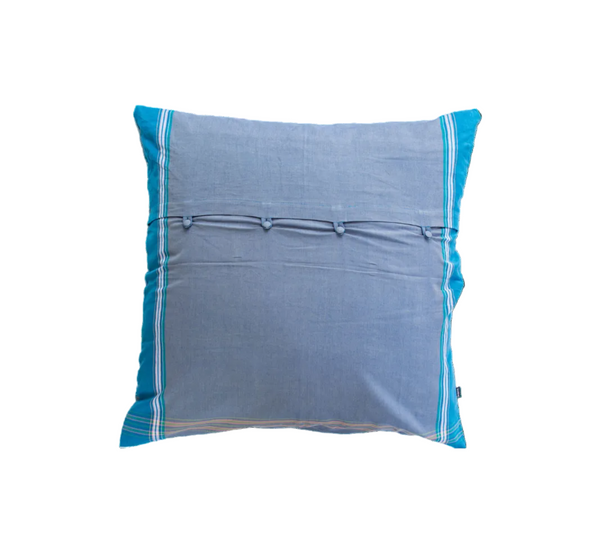 Kilifi Blue Large Kikoy Cushion