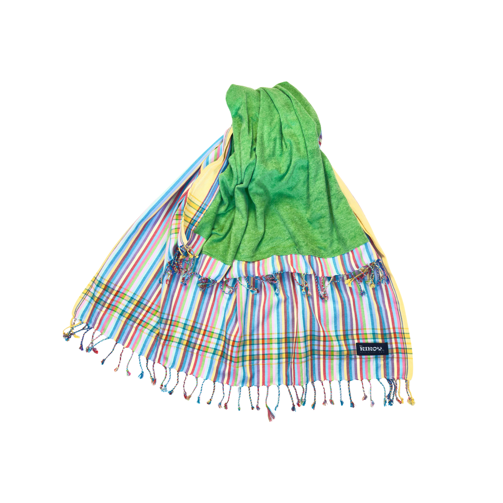 Bamburi Sunrise Green Kikoy Beach Towel