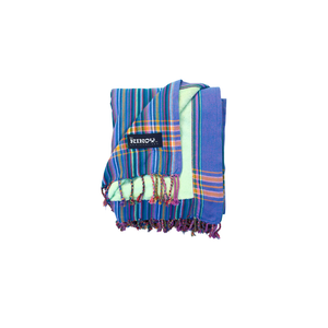 Nandi Purple Lime Kikoy Beach Towel