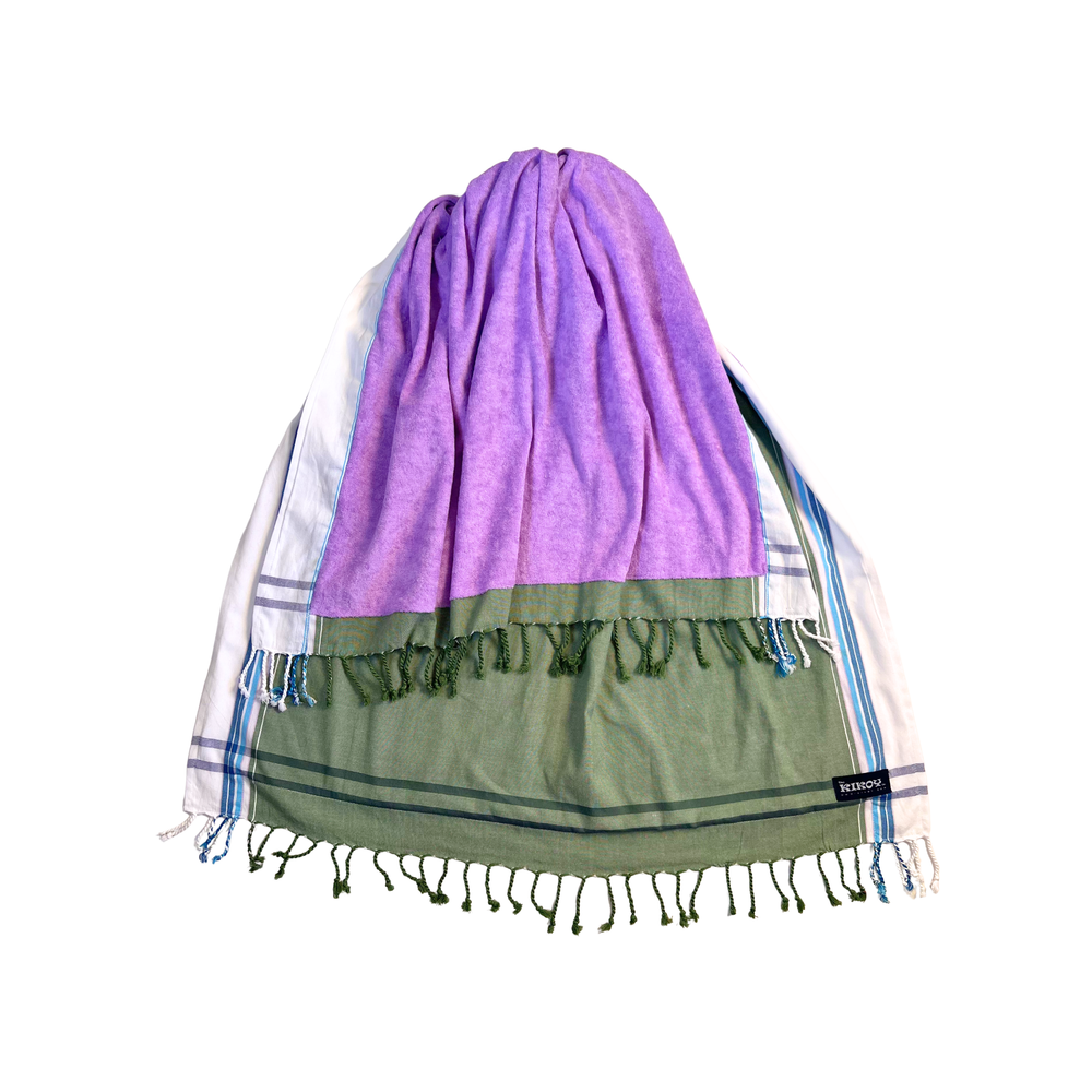 Tatu Sage Kikoy Beach Towel