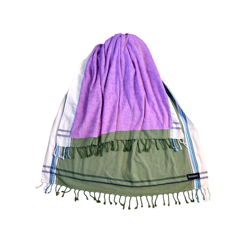 Tatu Sage Kikoy Beach Towel