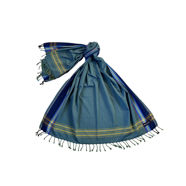 Midnight Teal Classic Kikoy
