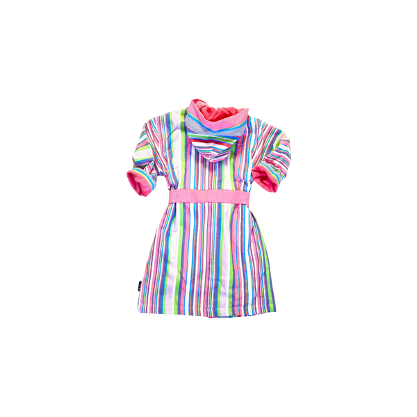 Tanga Violet Pink Towel-lined Toto Kikoy Robe