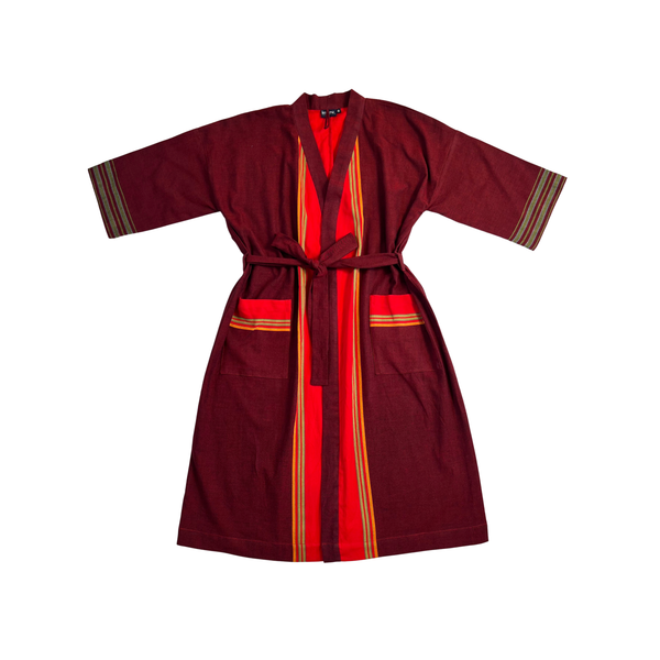 Thika Red  Kikoy Robe