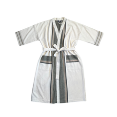 Tiva Cream Kikoy Robe