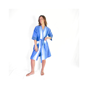 Tatu Blue Kikoy Robe