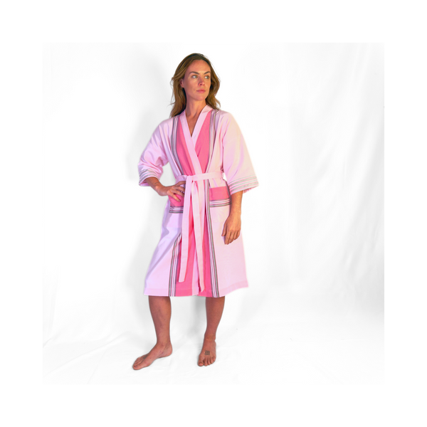 Malindi Pink Kikoy Robe