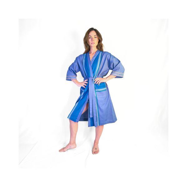 Kilifi Blue Kikoy Robe