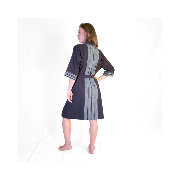 Tigoni Black Kikoy Robe