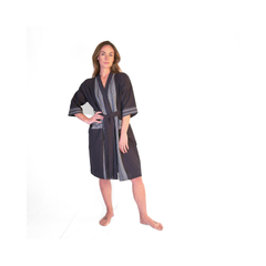 Tigoni Black Kikoy Robe