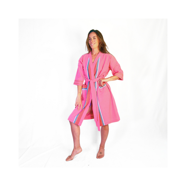 Nairobi Pink Kikoy Robes