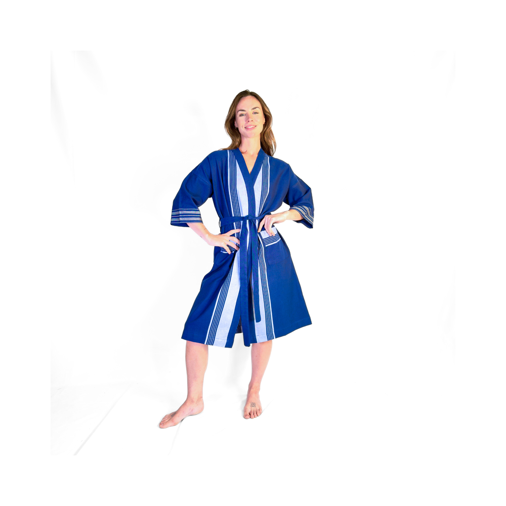 Tigoni Navy Kikoy Robe