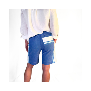 Tatu Blue Kikoy Bahari Shorts