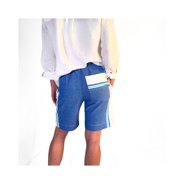 Tatu Blue Kikoy Bahari Shorts