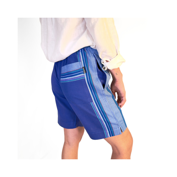 Nairobi Midnight Blue Kikoy Bahari Shorts