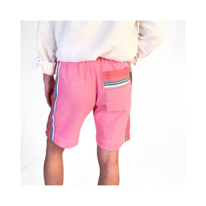Nairobi Pink Kikoy Bahari Shorts