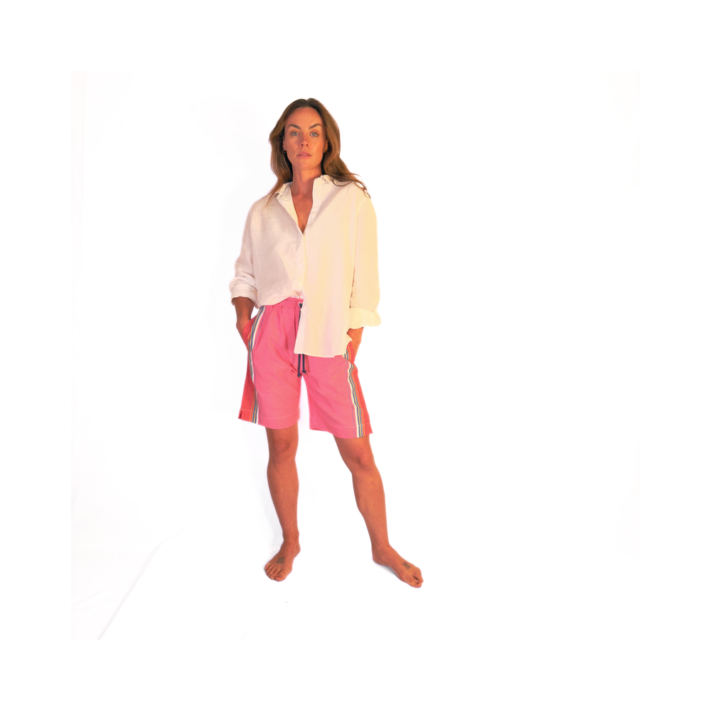 Nairobi Pink Kikoy Bahari Shorts