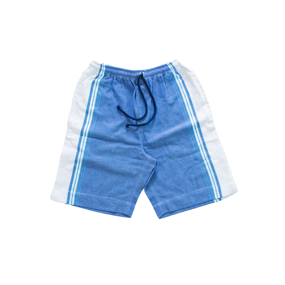 Original  Tatu Blue Kikoy Bahari Shorts