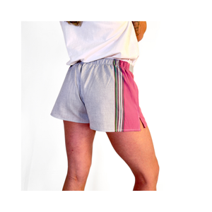 Malindi Grey Kikoy Short Shorts