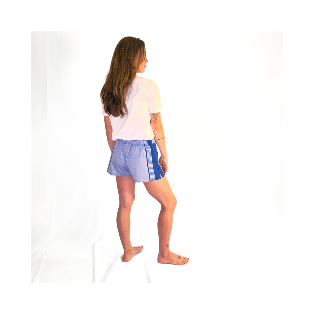 Tigoni Blue Kikoy Short Shorts