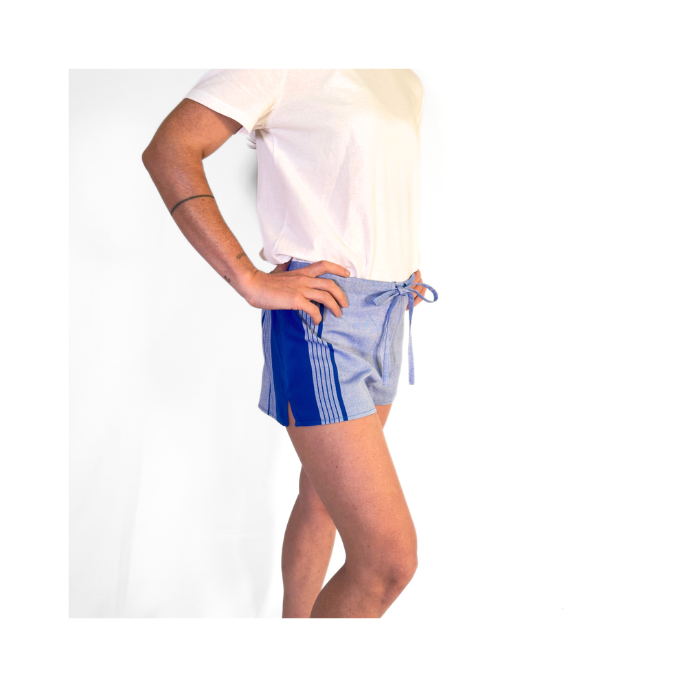 Tigoni Blue Kikoy Short Shorts