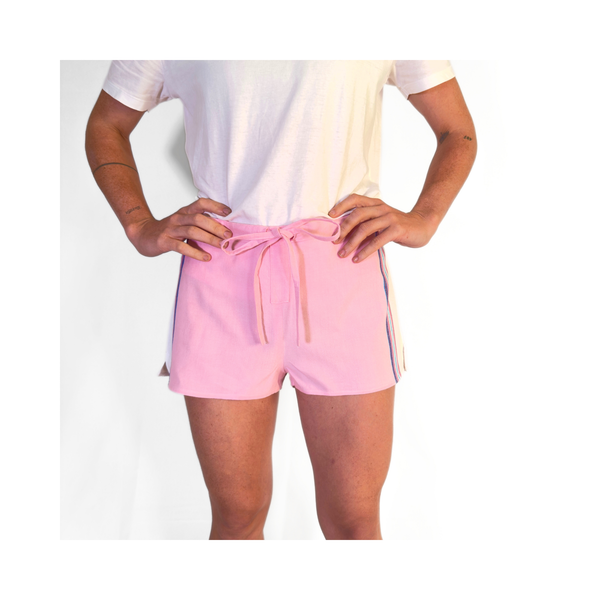 Tatu Pink Kikoy Short Shorts