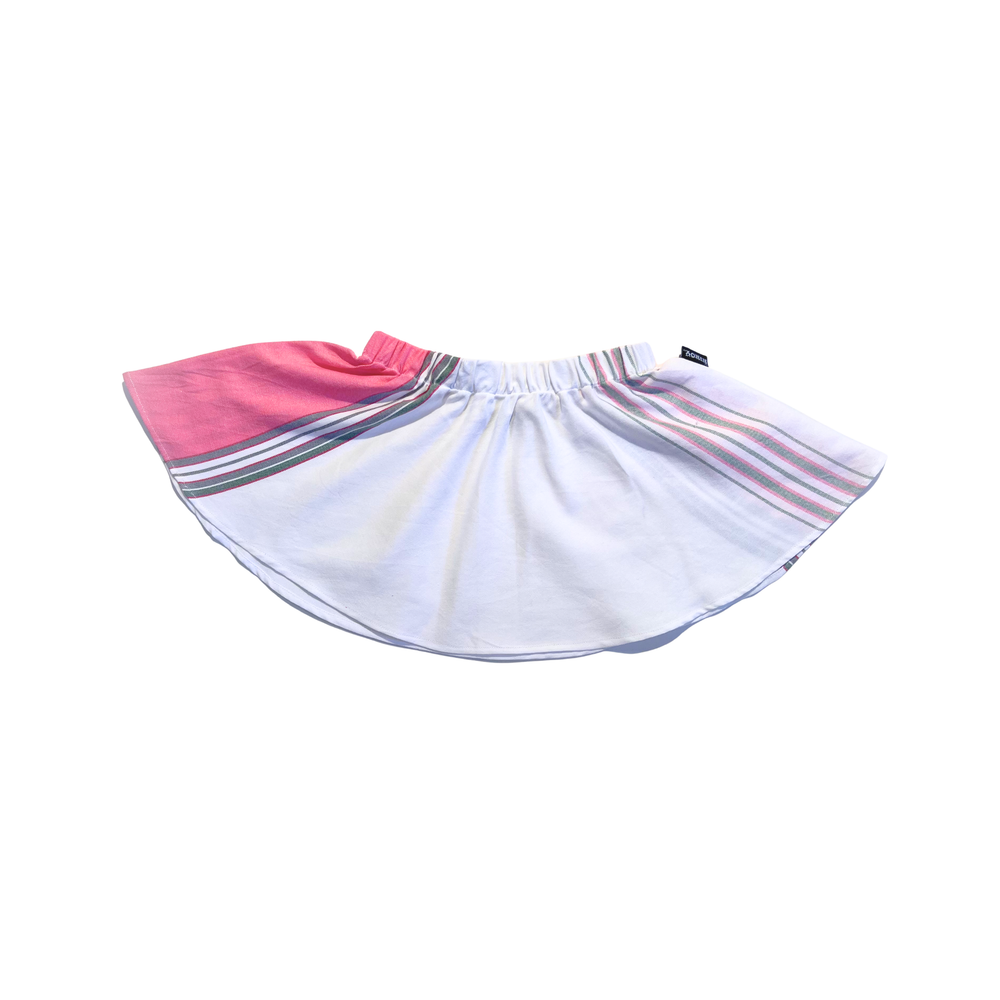Malindi White Toto Kikoy Skirt