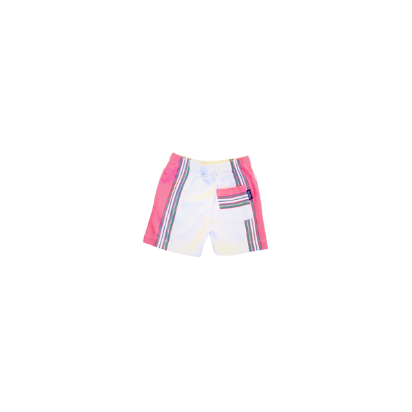 Malindi White Toto Kikoy Shorts
