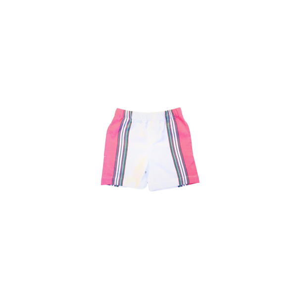 Malindi White Toto Kikoy Shorts