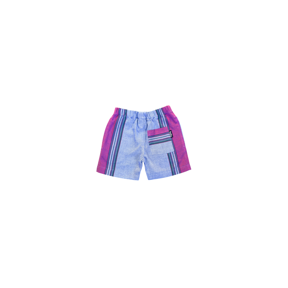 Malindi Blue Toto Kikoy Shorts