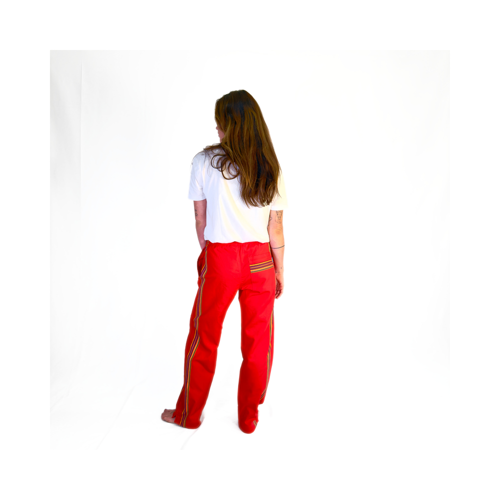 Diani Red Kikoy Bahari Trousers