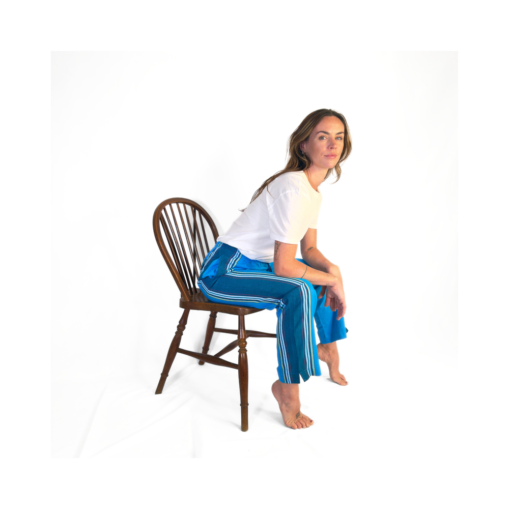 Diani Turquoise  Kikoy Bahari Trousers