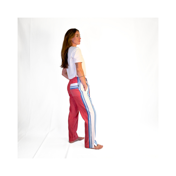 Nairobi Red Kikoy Bahari Trousers